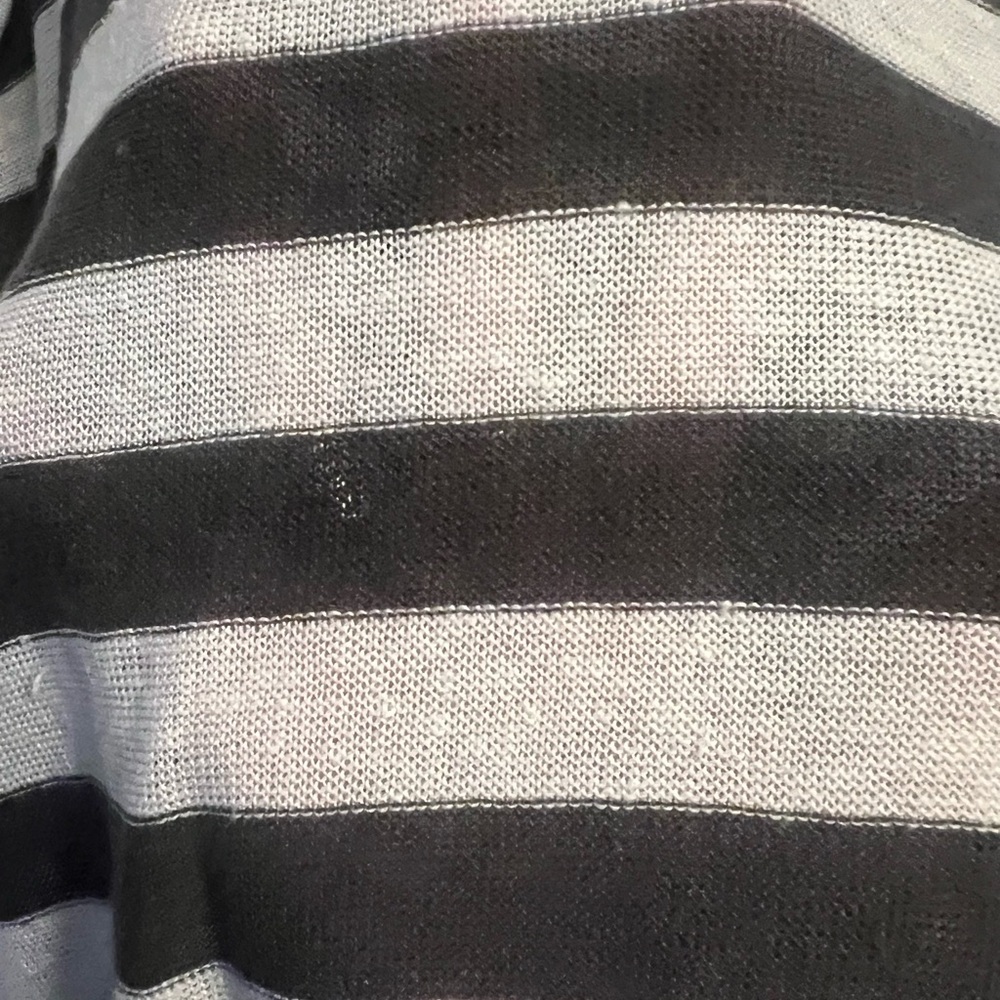 Eileen Fisher Black and White Crew Neck Sweater - Picture 3 of 5